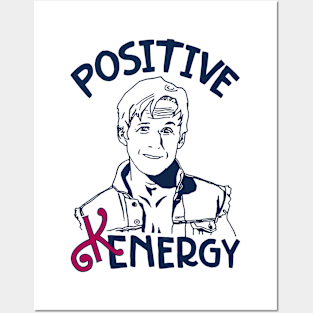 Positive K-Energy Posters and Art